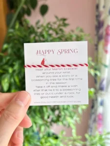 Handmade Bulgarian Martenitsa charm