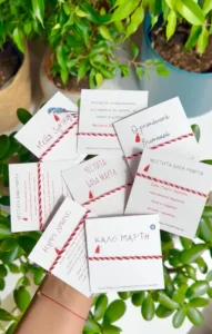 Traditional Handmade Wool Martenitsa Bracelet - buy martenitsa in UK England