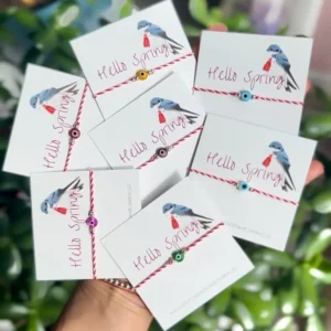 Classic Red & White Twist Martenitsa