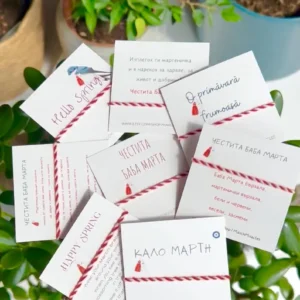 Traditional Handmade Wool Martenitsa Bracelet - buy martenitsa in UK England